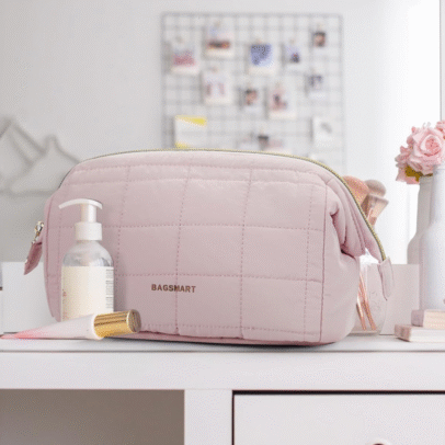 BAGSMART Makeup Bag Travel Toiletry Bag