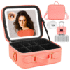 Best Travel Makeup Bag with Lighted Mirror