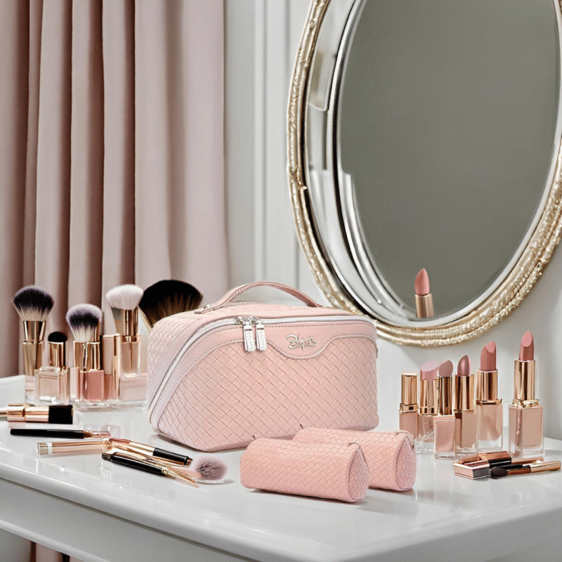 Large Makeup Travel Bag Set