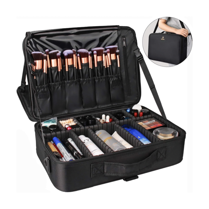 Train Case Makeup Bag