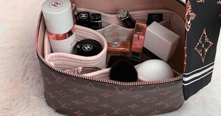 organize your makeup bag